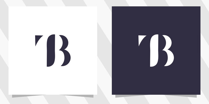 letter tb bt logo design