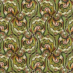 Gold seamless pattern