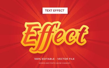 Fototapeta na wymiar Editable 3D text effect or graphic text style