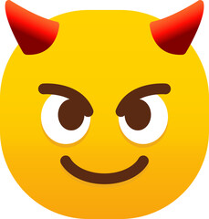 devil face emoji