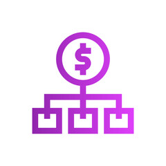 cost gradient icon