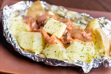 イカ塩じゃがバター