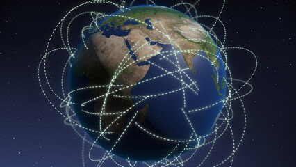 Abstract concept of global network