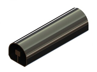 Aluminum Extruded Oven Handles MOD:AL-02e 3D Rendering