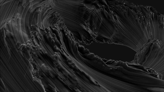 black and white storm animated background
