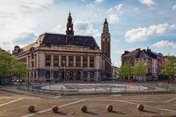 View Charleroi Town Hall Belgium