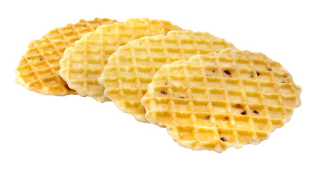 sheet waffle crisp snack isolated