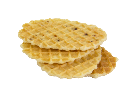 sheet waffle crisp snack isolated