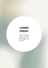 Vector Gradient Colorful Cover. Holographic Abstract Background Poster Design Template.