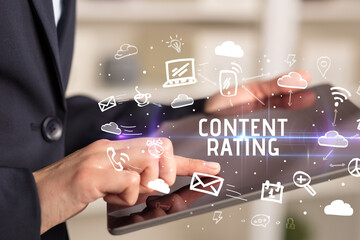 Close-up Of A Person Using Social Networking