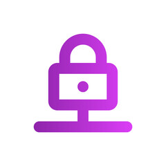 lock gradient icon