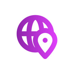 world gradient icon