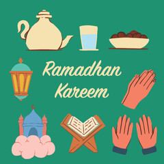 Ramadan Eid Vector Element