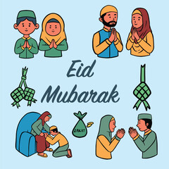 Ramadan Eid Vector Element