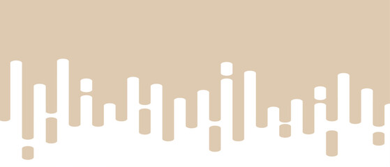 Beige abstract lines on white background. Trendy abstract lines transition background for backdrop, cover, wallpaper and banner. Rounded lines halftone for brochure, layout and flyer. Creative vector