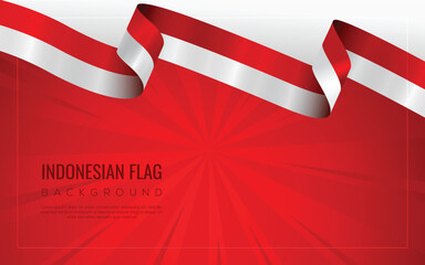 Indonesia flag background. Indonesia independence day