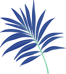 Colorful tropical leaf