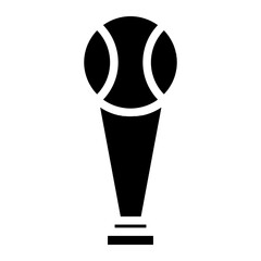 trophy glyph icon