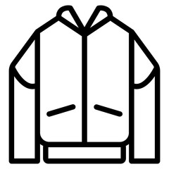 jacket line icon