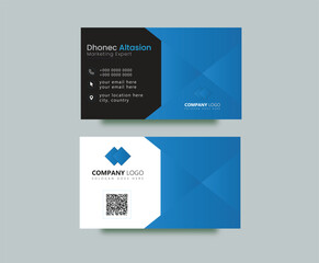 Simple Creative and Clean Business Card layout design Template.