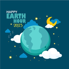 Earth Day vector design template. Save the planet. Vector illustration.