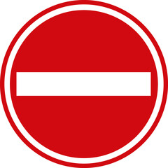 No Entry Sign with the Flag of Latvia in a Red Circle Design