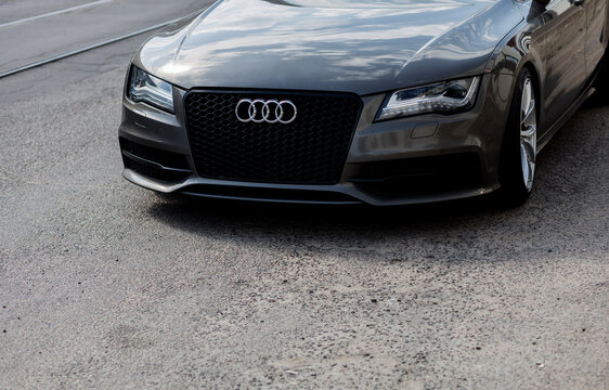 Luxury audi  automobile