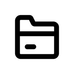 folder line icon