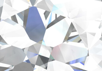 Realistic diamond texture close up, Design wallpaper. 3D rendering
