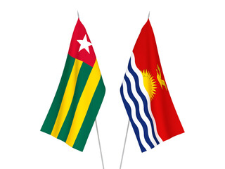 Togolese Republic and Republic of Kiribati flags