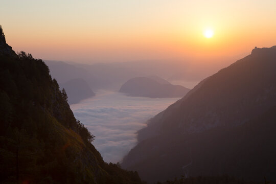 Sunrise from Mount Vogel, Triglav National Park, Slovenia