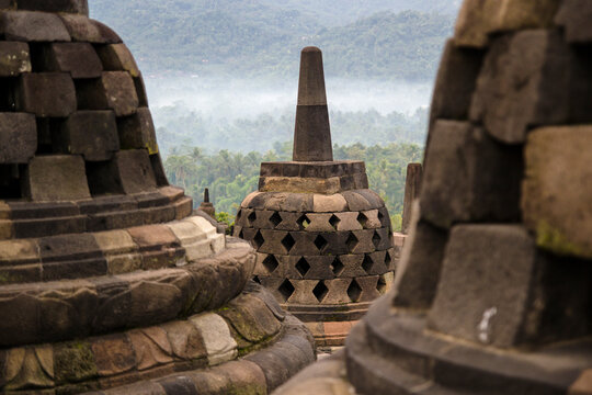 Sunrise in Borobudur.