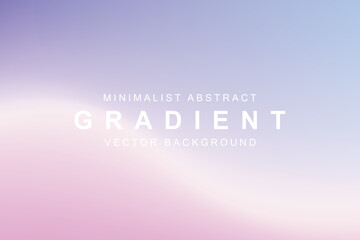Minimalist abstract gradient vector background