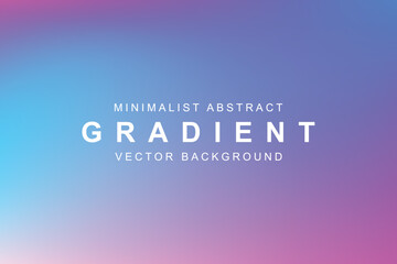 Minimalist abstract gradient vector background