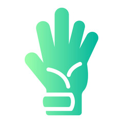 gloves gradient icon