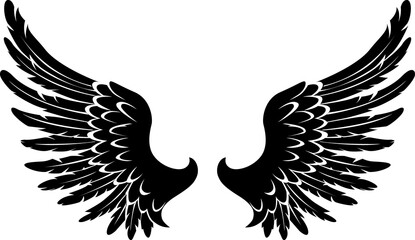 Fototapeta premium Fourth Wings for Tattoo