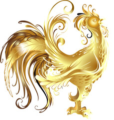 Gold Rooster