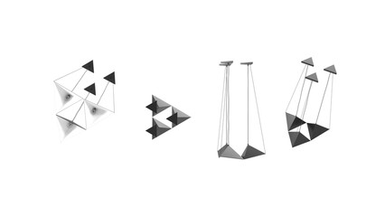 3d rendering PNG home décor metal luster light hanging from the top, Lamp lights, and chandelier bulbs for interior design,