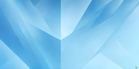abstract blue polygon background, copy space for text, illustration, Generative, AI
