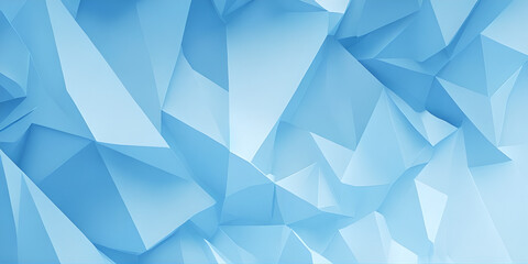 Fototapeta na wymiar abstract blue polygon background, copy space for text, illustration, Generative, AI