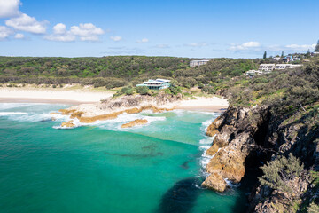 Main Beach and North Gorge on North Stradbroke Island,