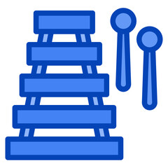 xylophone blue icon