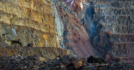 pyrite mine open pit