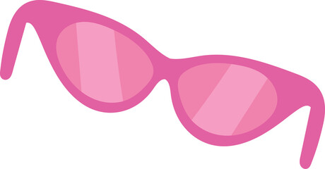 Eyeglass y2k style vector