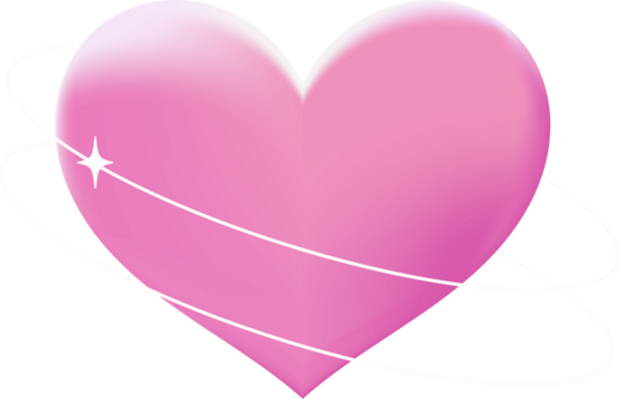 Gradient heart vector