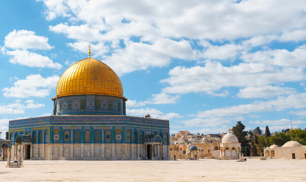 The Dome of the rock, Al-Aqsa Mosque, Jerusalem old city, Palestine
