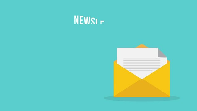 Newsletter. Email marketing. subscription to newsletter, news, offers, promotions. a letter and envelope. subscribe, submit. send by mail.	