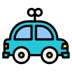 car filled outline icon