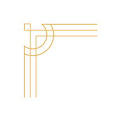 Luxury Corner Frame Illustration For Template Design