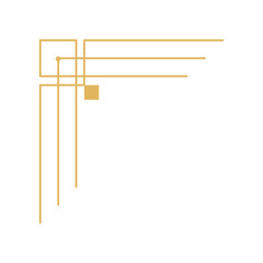 Luxury Corner Frame Illustration For Template Design